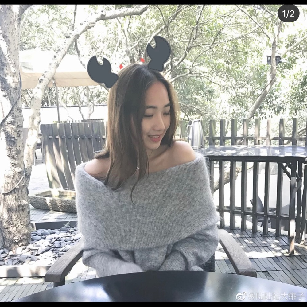 Acne Studio Raze Mohair Cowl Sweater Grey S